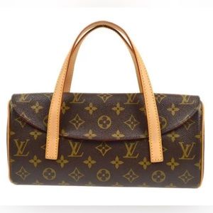 Louis Vuitton Sonatine Handbag Monogram Canvas